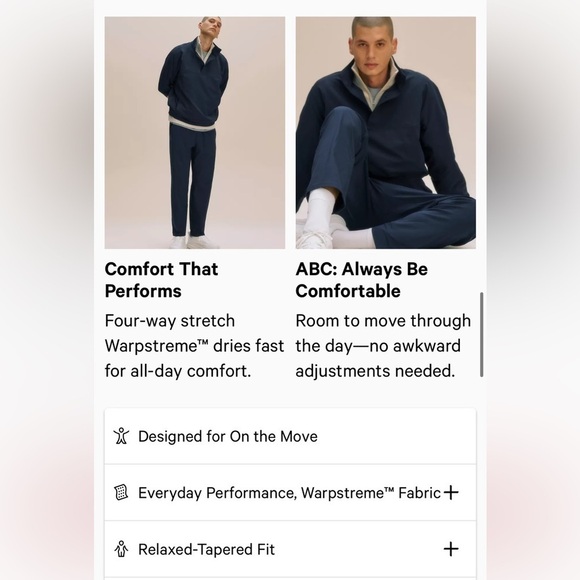 Lululemon ABC Pull-On Pant In Black XL NWOT - Picture 14 of 15